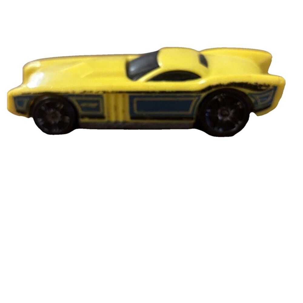 2003 Mattel Hot Wheels The Gov’ner Yellow With Blue 1:64 Diecast Car - Picture 2 of 8